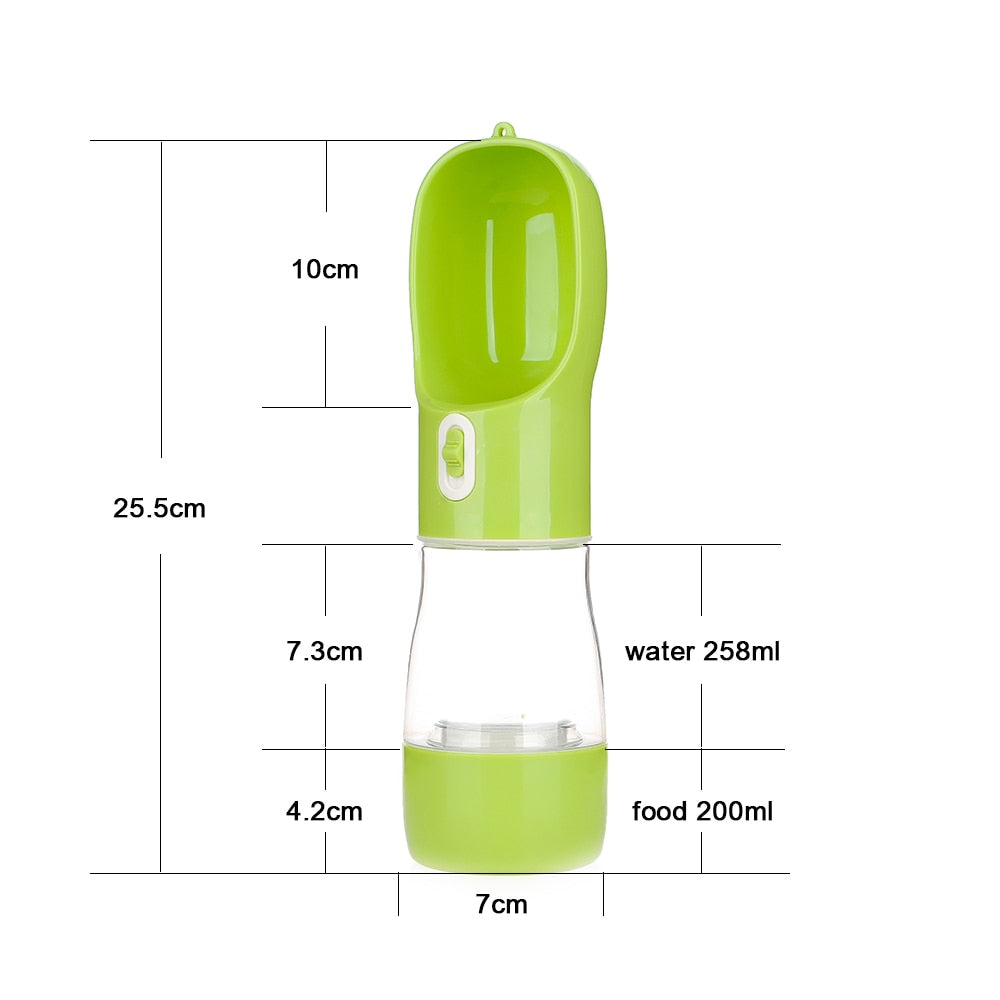 Portable water bottle for dogs