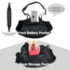 Portable Electric Heated Hand Warmer Outdoor Waterproof Heated Hand Muff Electric Heating Hand Warming Pouch Waist Bag Adjustabl