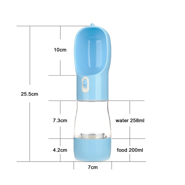 Portable water bottle for dogs