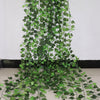 Garland of artificial ivy leaves
